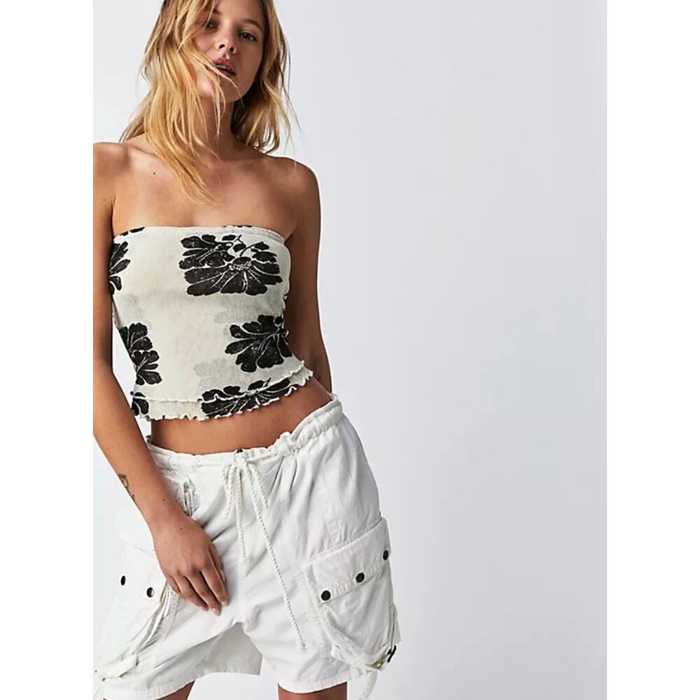 Free People white poppy top